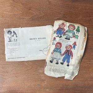 Vintage Kids Doll Pattern Set